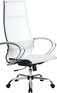 Кресло Metta SK-1-BK Комплект 7, Ch ов/сеч пластиковые ролики, белый