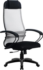 Кресло Metta SU-1-BP Комплект 11, Pl тр/сечен пластиковые ролики, серый