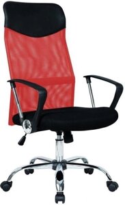 Кресло Mio Tesoro Монте AF-C9767 черный/красный