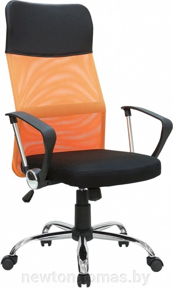Кресло Mio Tesoro Монте AF-C9767 черный/оранжевый от компании Интернет-магазин Newton - фото 1