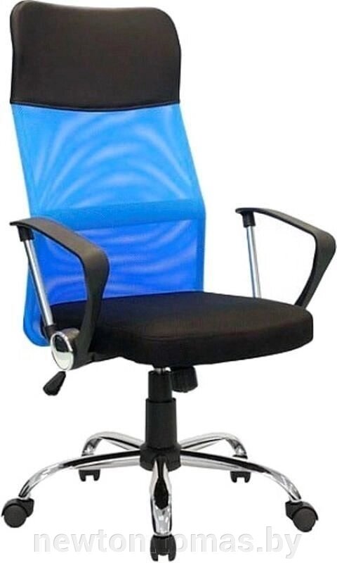 Кресло Mio Tesoro Монте AF-C9767 черный/синий от компании Интернет-магазин Newton - фото 1