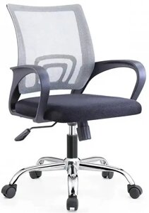 Кресло Situp MIX 696 chrome сетка light grey/black