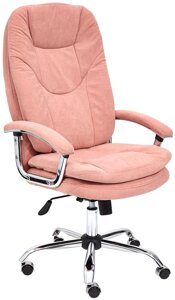 Кресло TetChair Softy LUX флок, розовый