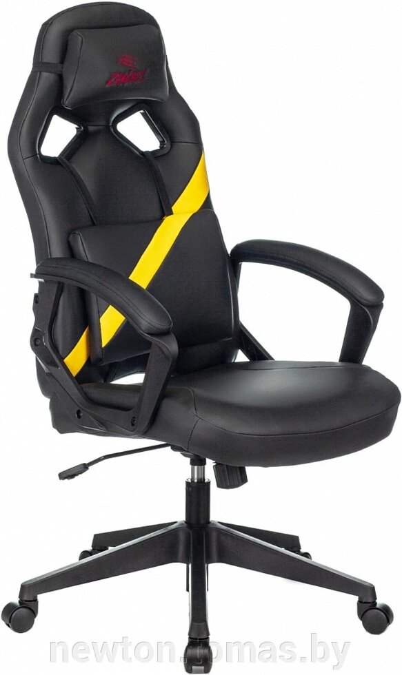 Кресло Zombie Driver черный/желтый от компании Интернет-магазин Newton - фото 1