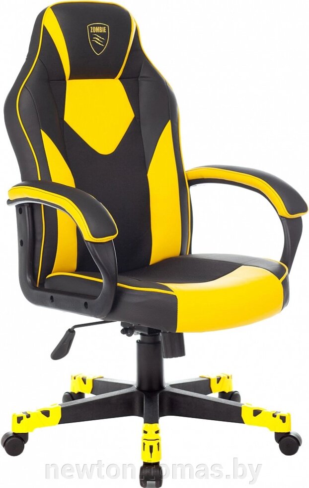 Кресло Zombie Game 17 черный/желтый от компании Интернет-магазин Newton - фото 1