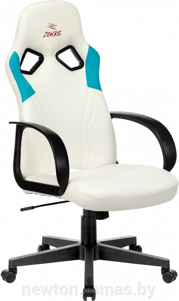 Кресло Zombie Runner белый/голубой от компании Интернет-магазин Newton - фото 1