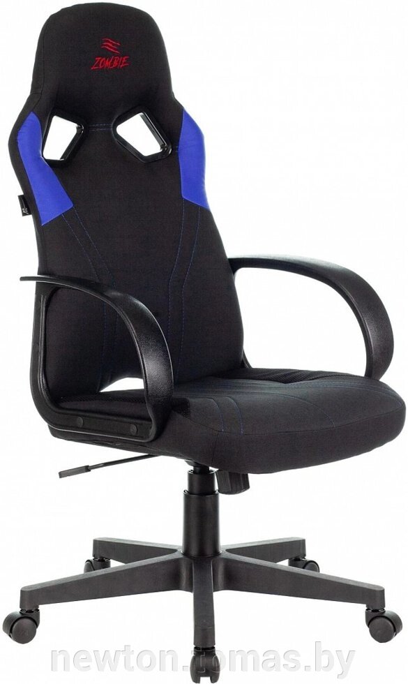 Кресло Zombie RUNNER черный/синий от компании Интернет-магазин Newton - фото 1