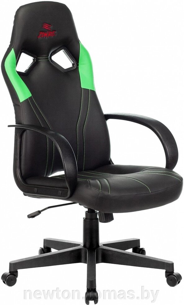 Кресло Zombie Runner черный/зеленый от компании Интернет-магазин Newton - фото 1