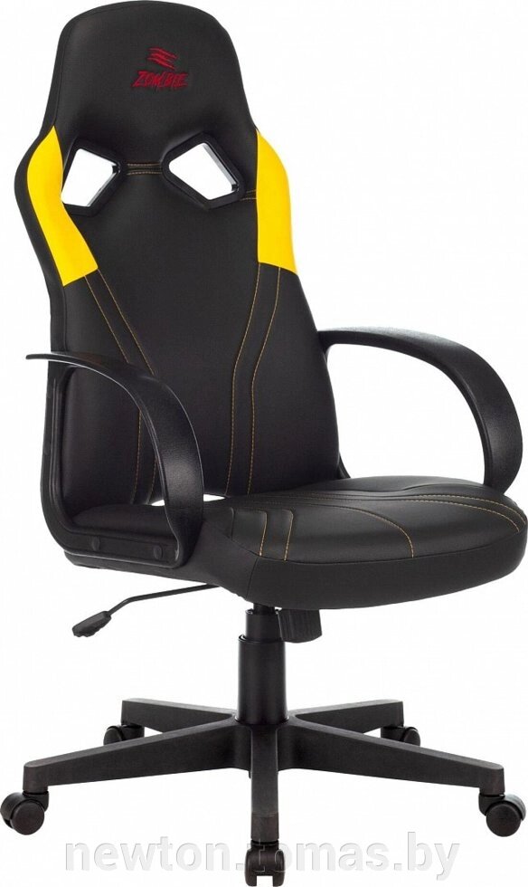 Кресло Zombie Runner черный/желтый от компании Интернет-магазин Newton - фото 1
