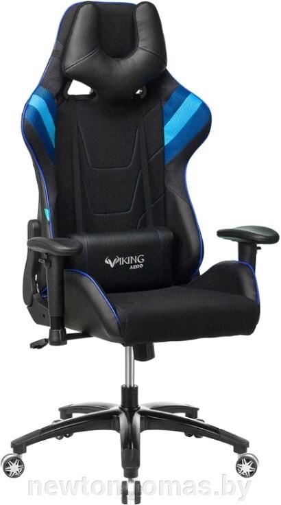 Кресло Zombie Viking 4 Aero Blue Edition черный от компании Интернет-магазин Newton - фото 1