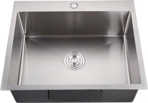 Кухонная мойка GranFest Metal нержавеющая сталь AISI 304 GF-6545 с сифоном