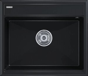 Кухонная мойка Paulmark Stepia-590 PM115951-BLM черный металлик