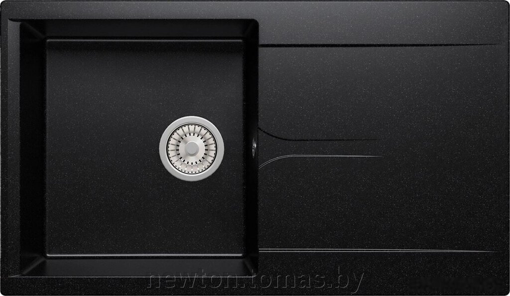 Кухонная мойка Polygran Gals-860 черный 16 от компании Интернет-магазин Newton - фото 1
