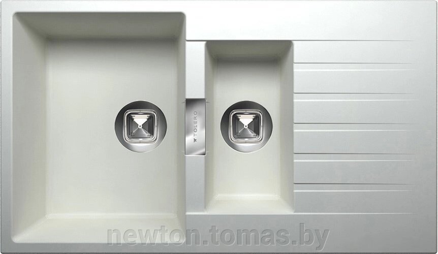 Кухонная мойка Tolero Loft TL-860 белый от компании Интернет-магазин Newton - фото 1