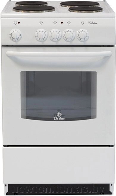 Кухонная плита  De luxe 5004.12э белый от компании Интернет-магазин Newton - фото 1