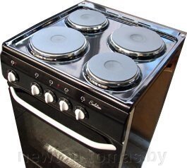 Кухонная плита  De luxe 5004.12э черный от компании Интернет-магазин Newton - фото 1