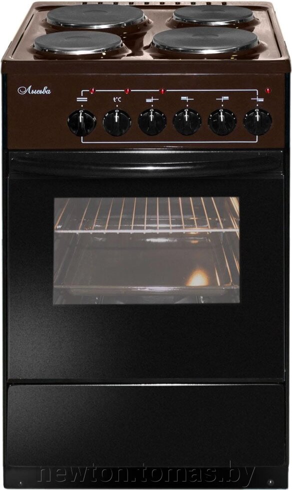 Кухонная плита Лысьва ЭП 411 коричневый от компании Интернет-магазин Newton - фото 1