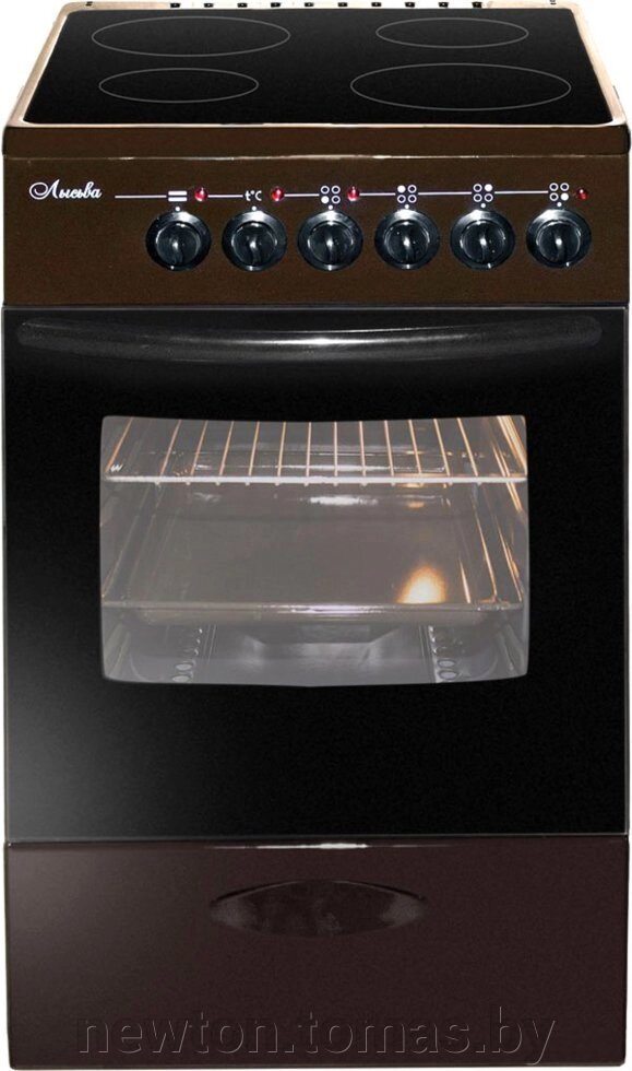 Кухонная плита Лысьва ЭПС 402 МС коричневый от компании Интернет-магазин Newton - фото 1