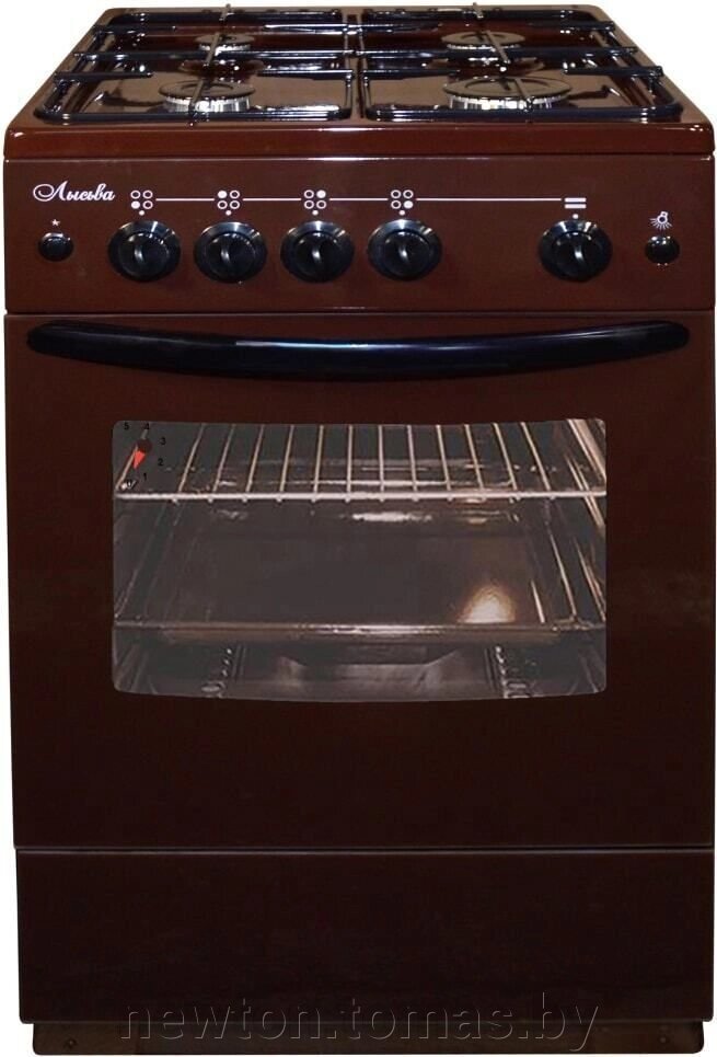 Кухонная плита Лысьва ГП 400 М2С-2у коричневый, без крышки от компании Интернет-магазин Newton - фото 1