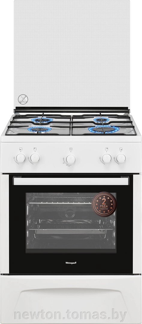 Кухонная плита Weissgauff WGS G1G02 W от компании Интернет-магазин Newton - фото 1