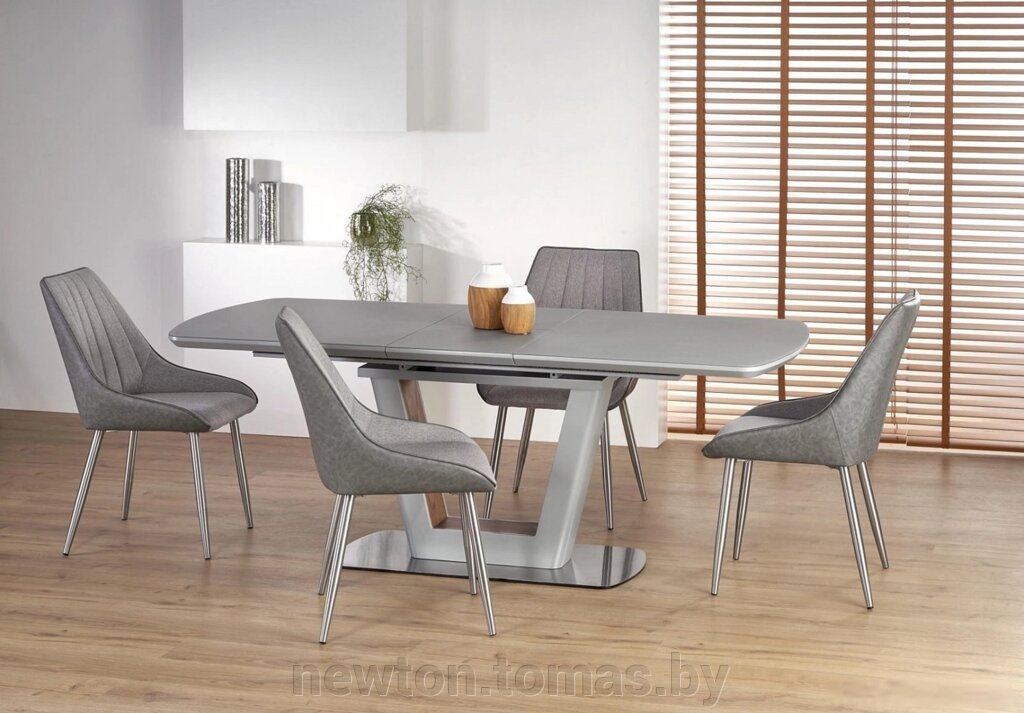 Кухонный стол Halmar Bilotti серый от компании Интернет-магазин Newton - фото 1
