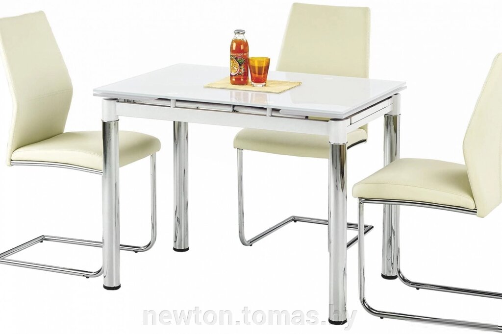 Кухонный стол Halmar Logan 2 белый от компании Интернет-магазин Newton - фото 1