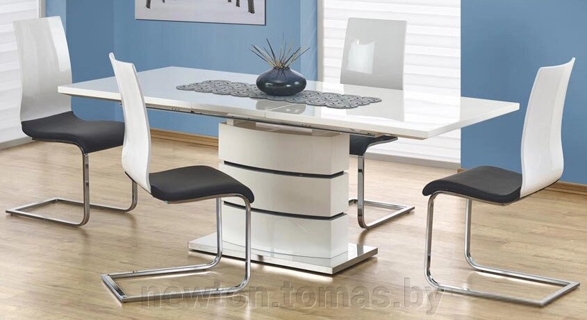 Кухонный стол Halmar Nobel белый от компании Интернет-магазин Newton - фото 1