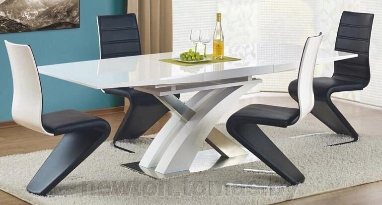 Кухонный стол Halmar Sandor белый от компании Интернет-магазин Newton - фото 1