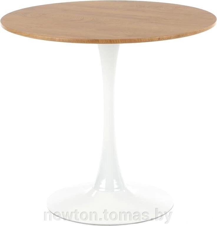 Кухонный стол Halmar Sting 80 дуб золотой/белый от компании Интернет-магазин Newton - фото 1