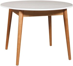 Кухонный стол Мебель-класс Зефир кремовый белый
