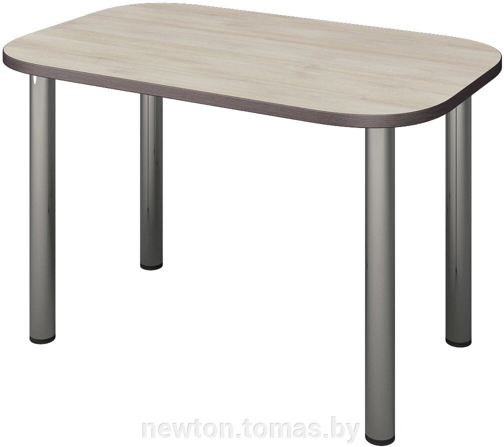 Кухонный стол Senira Р-001 дуб выбеленный/хром от компании Интернет-магазин Newton - фото 1