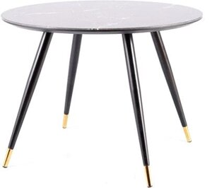 Кухонный стол Signal Cyryl II черный/золотой