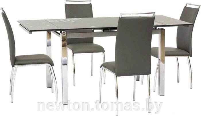 Кухонный стол Signal GD-017 серый от компании Интернет-магазин Newton - фото 1