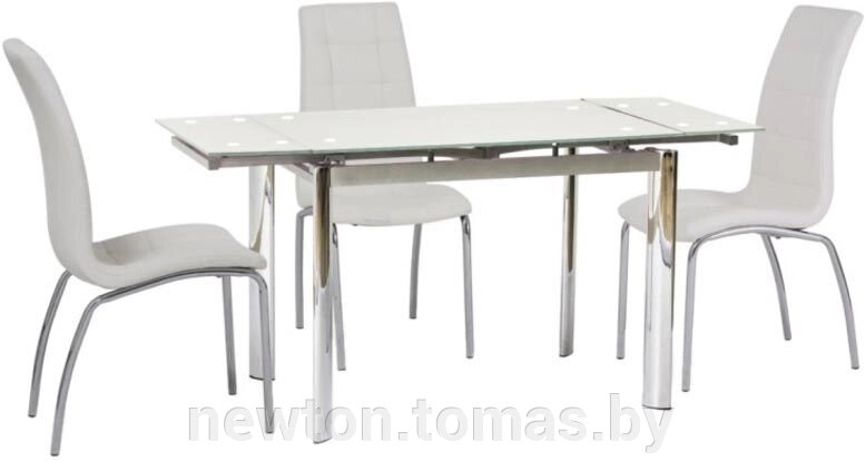 Кухонный стол Signal GD-019 белый от компании Интернет-магазин Newton - фото 1