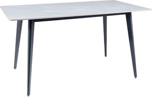 Кухонный стол Signal Ivy IVYSZC140 серый/черный
