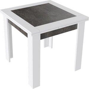 Кухонный стол Трия Хьюстон тип 3 белый/ателье темный