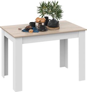 Кухонный стол Трия Промо тип 2 белый/дуб сонома светлый