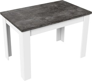 Кухонный стол Трия Промо тип 4 белый/ателье темный
