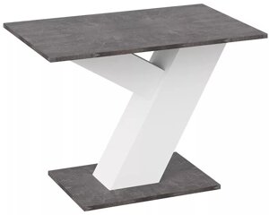 Кухонный стол Трия Рейн тип 1 белый ясень-ателье темный