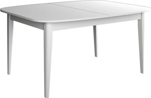 Кухонный стол Васанти плюс Партнер ПС-26 110-150x70 М белый матовый/белый