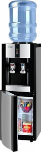Кулер для воды Ecotronic V21-LE со шкафчиком черный