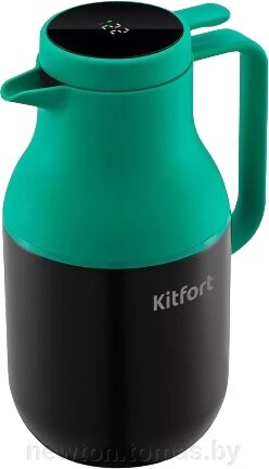 Кувшин-термос Kitfort KT-1240-2 1.6л черный/зеленый от компании Интернет-магазин Newton - фото 1