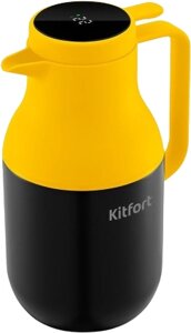 Кувшин-термос Kitfort KT-1240-3 1.6л черный/желтый