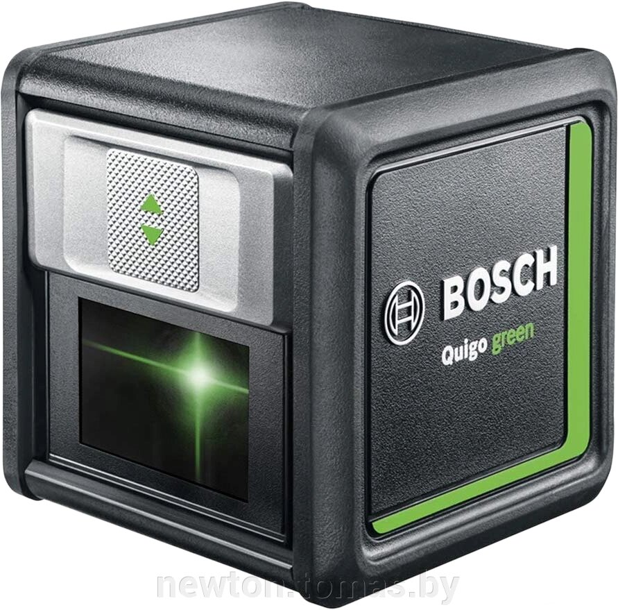 Лазерный нивелир Bosch Quigo Green 0603663C02 с зажимом MM2 и переходником от компании Интернет-магазин Newton - фото 1
