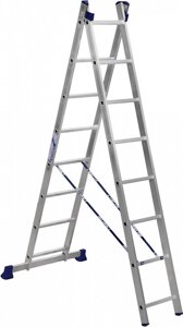 Лестница-стремянка Алюмет двухсекционная универсальная 5208 2x8