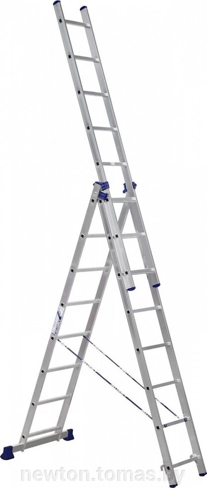 Лестница-стремянка Алюмет трехсекционная универсальная 5308 3x8 от компании Интернет-магазин Newton - фото 1