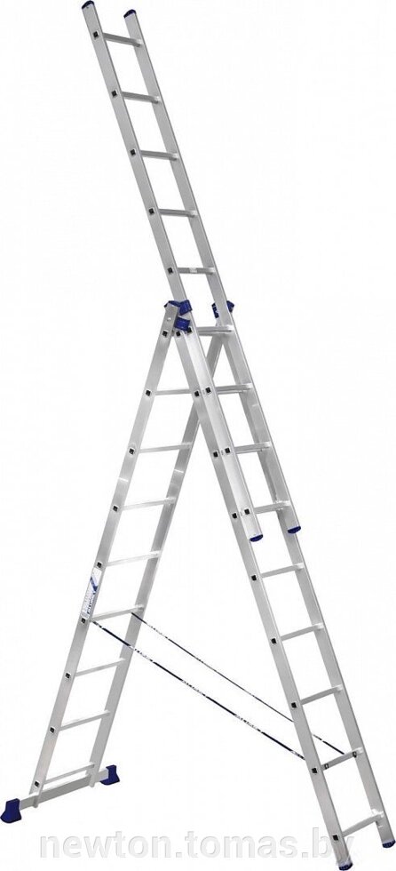 Лестница-стремянка Алюмет трехсекционная универсальная 5309 3x9 от компании Интернет-магазин Newton - фото 1