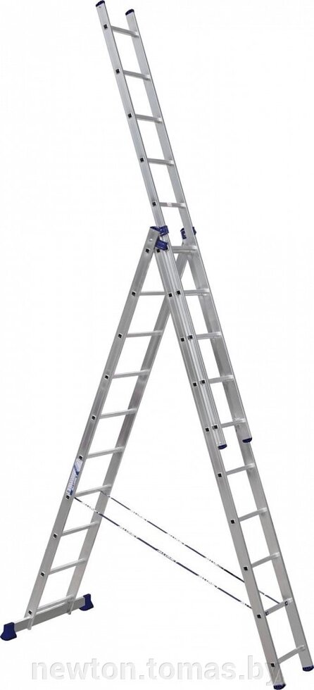 Лестница-стремянка Алюмет трехсекционная универсальная 5310 3x10 от компании Интернет-магазин Newton - фото 1