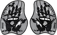 Лопатки для плавания ARENA Vortex Evolution Hand Paddle 95232 15 р. L, silver/black от компании Интернет-магазин Newton - фото 1