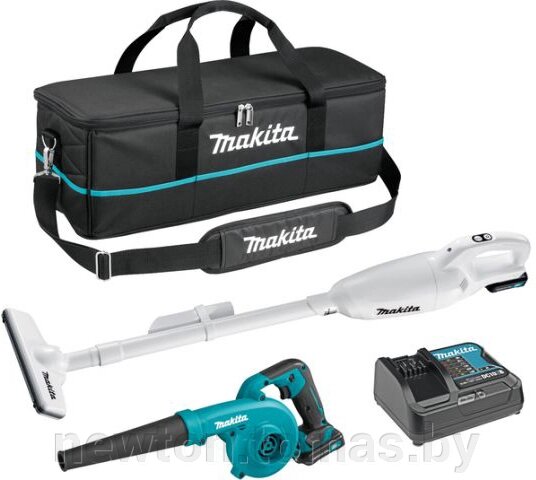 Makita CLX 245 SAX1 пылесос, воздуходувка, 1 АКБ, сумка от компании Интернет-магазин Newton - фото 1